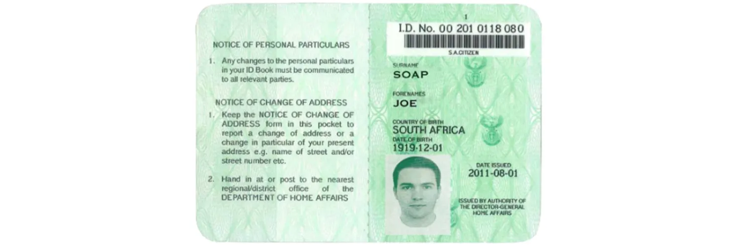 South African ID book